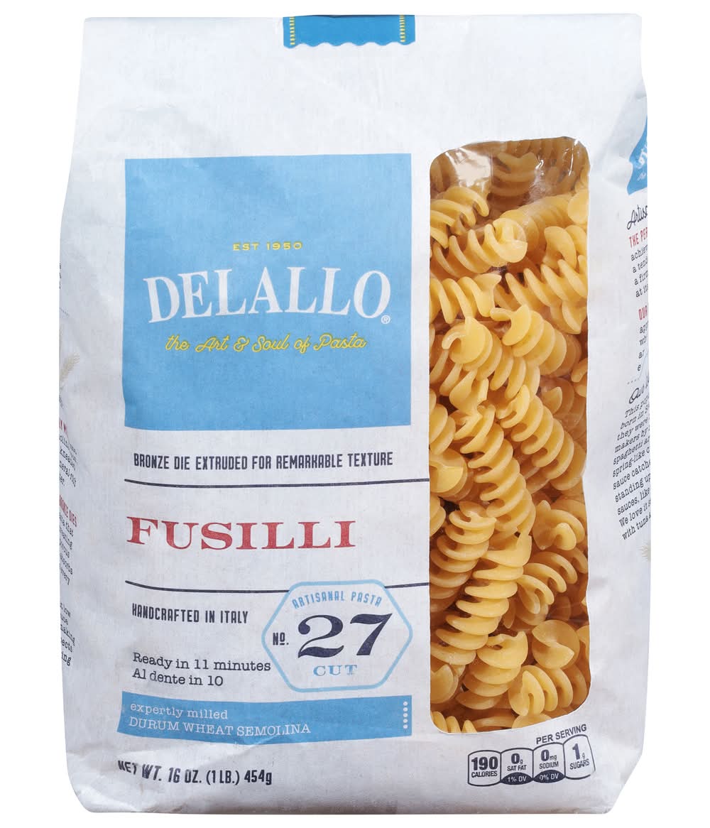 DeLallo Fusilli Pasta No 04 16 oz