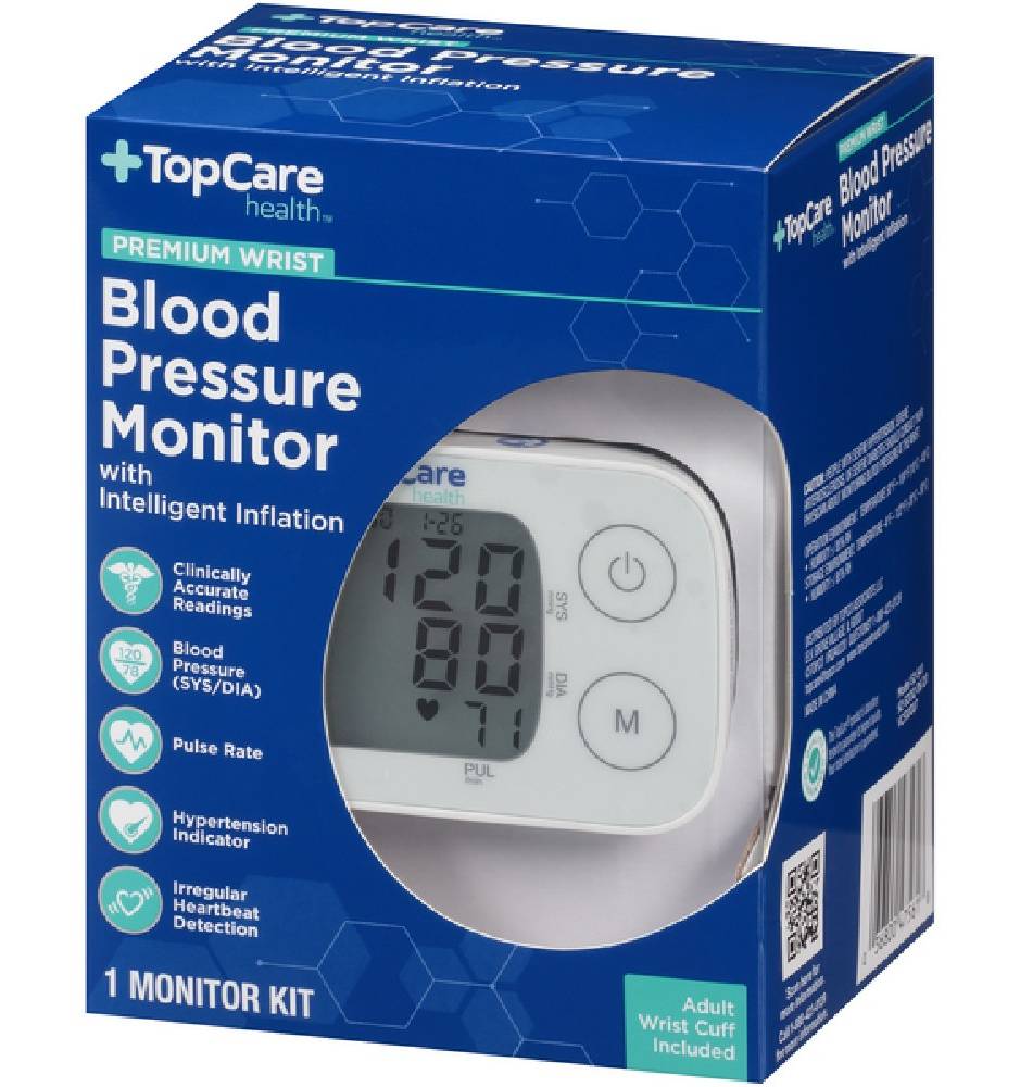 TopCare Premium Wrist Blood Pressure Monitor 1 ct
