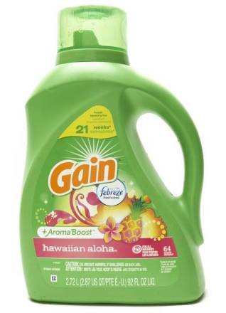 Gain Hawaiian Aloha Liquid Detergent 88 oz