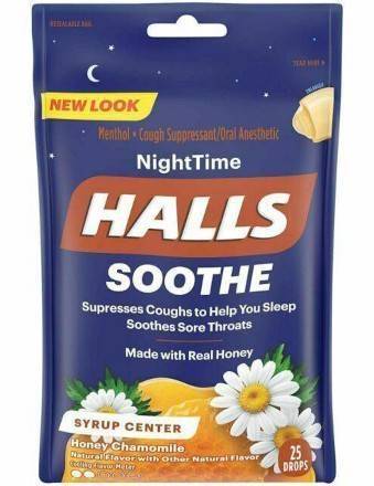 Halls Soothe Honey Chamomile