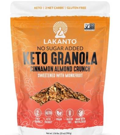 Lakanto Keto Granola Cinnamon Almond Crunch
