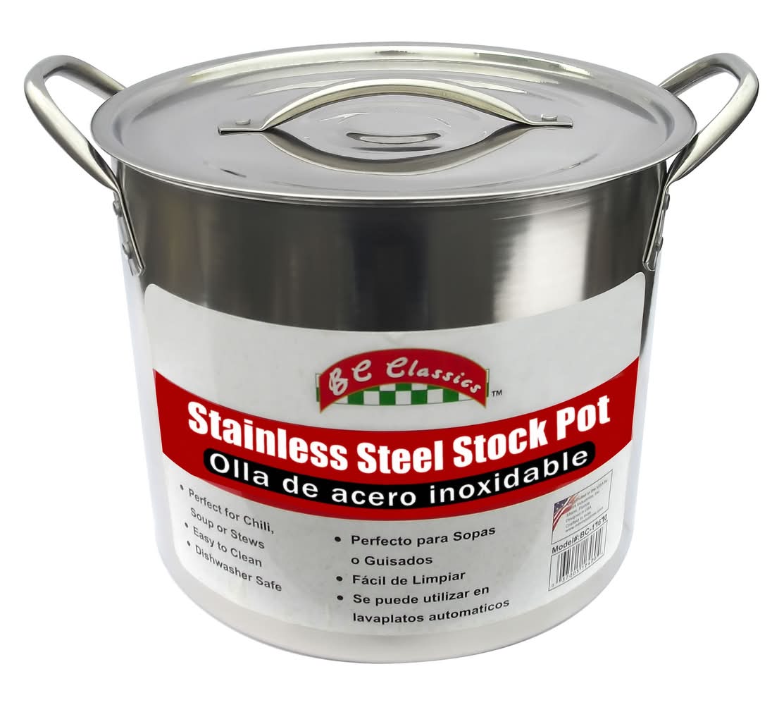 Benecasa 20 Quart Steel Stock Pot