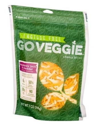 Go Veggie! Lactose Free Cheddar Style Shreds 7 oz