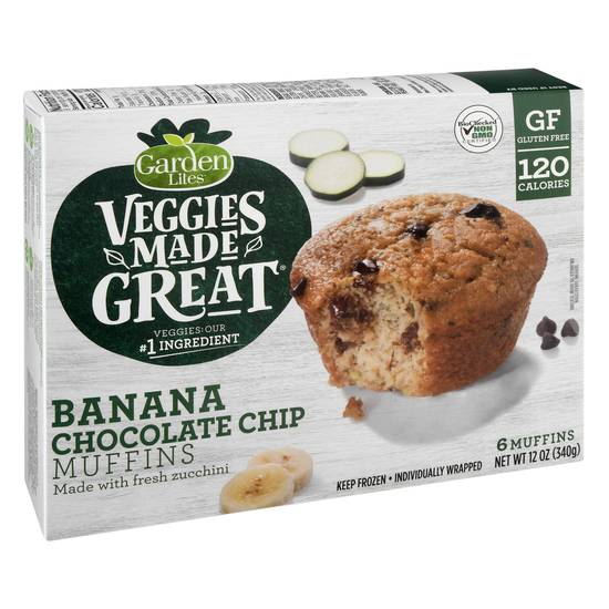 Veggies Made Great Banana Chocolate Chip Muffins 6 ct