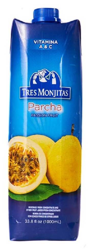 Tres Monjitas Néctar Parcha 33.8 oz
