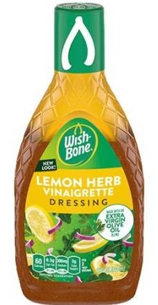 Wish-Bone Lemon Herb Vinaigrette Dressing 15 oz