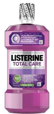 Listerine Total Care Fresh Mint Mouthwash 500 ml