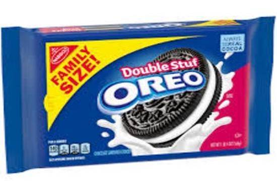 Oreo Double Stuf Oreo Chocolate Sandwich Cookies Family Size 18.71 oz