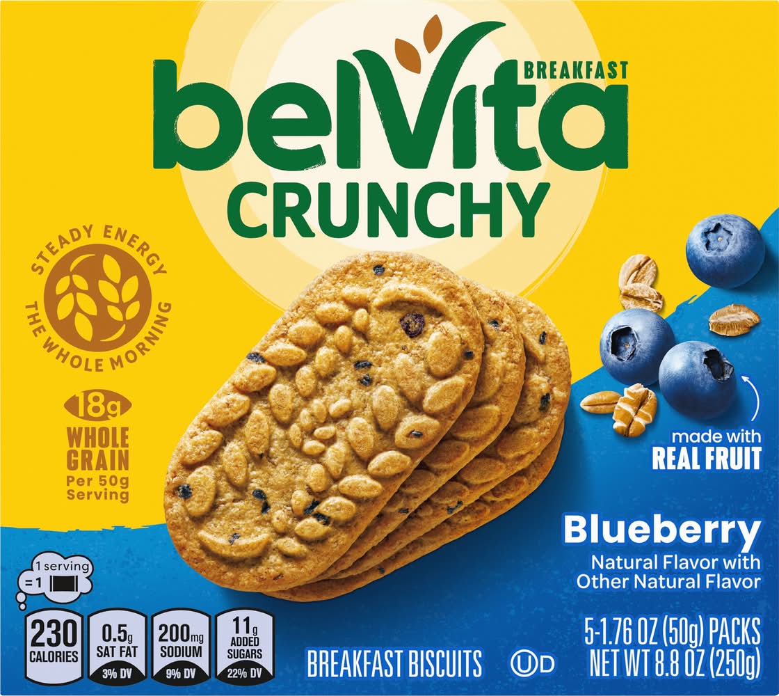 BelVita Crunchy Blueberry Breakfast Crackers 8.8 oz
