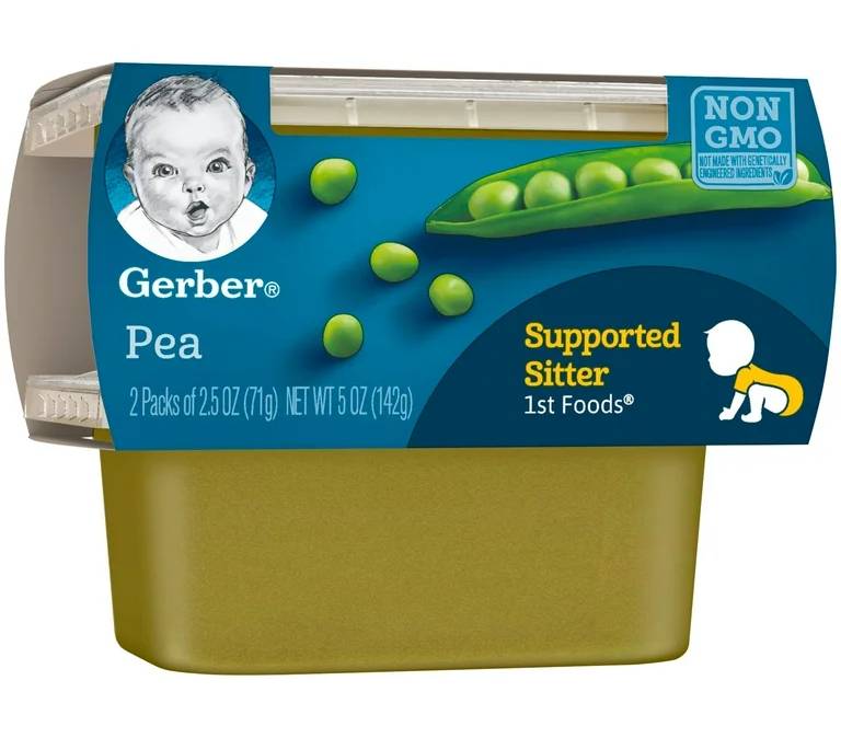 Gerber Pea for Supported Sitter 2-2 oz