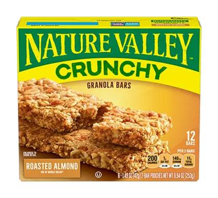 Nature Valley Protein Roasted Almond Crunchy Granola Bars 12 ct