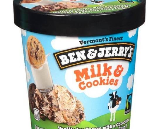 Ben and Jerry’s Milk & Cookies 16 oz