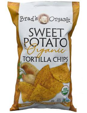 Brad's Organic Sweet Potato Tortilla Chips 8 oz