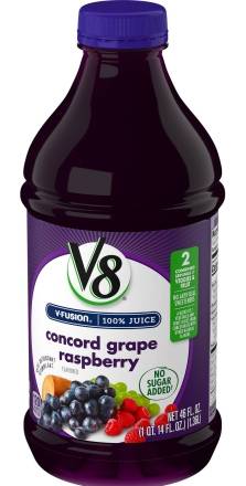 V8 V-Fusion Concord Grape Raspberry 46 oz