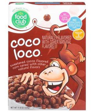 Food Club Coco Loco Cereal 11.8 oz