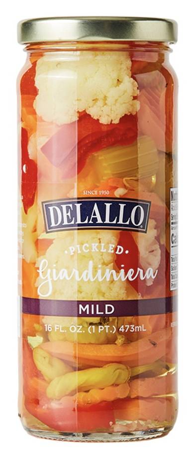 DeLallo Pickled Giardiniera Mild 16 oz