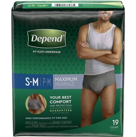 Depend Men Maximum SM 19 ct