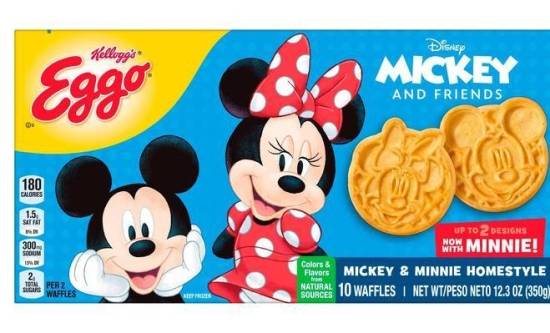 Eggo Mickey Homestyle Waffles 12.3 oz