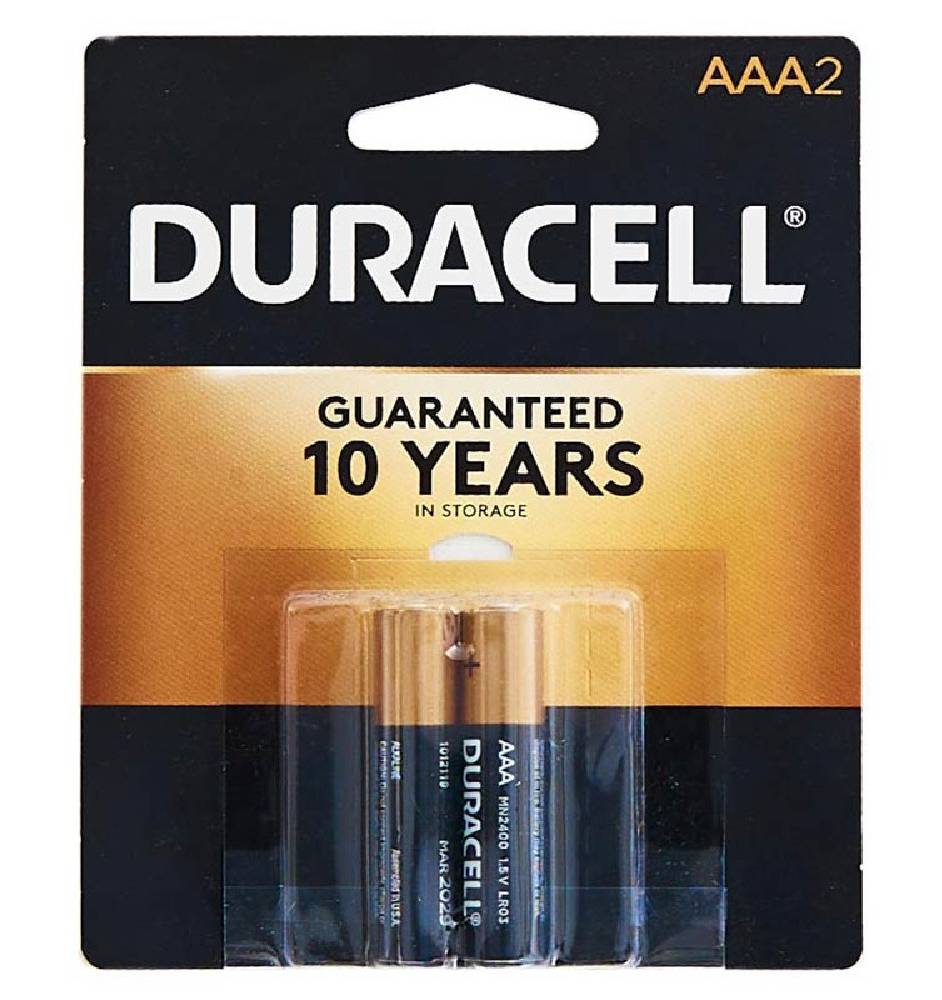 Duracell Batteries AAA 2 ct