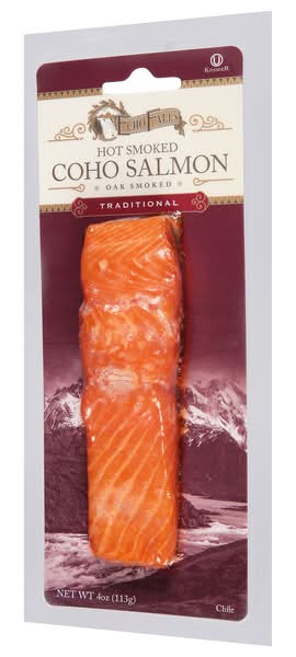 Echo Falls Hot Smoked Coho Salmon Traditional 4 oz