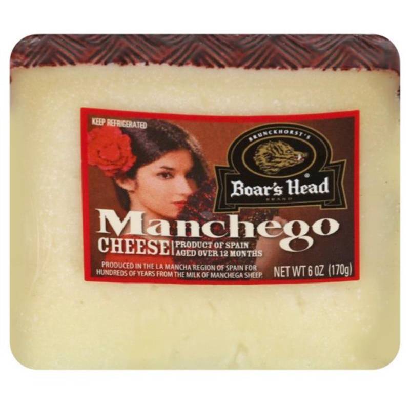 Boar's Head Manchego Cheese Aged 12 Months 6 oz
