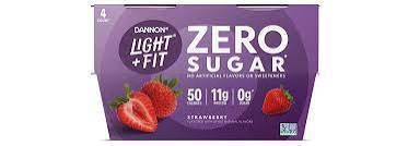 Light + Fit Zero Sugar Strawberry Yogurt 4-5.3 oz