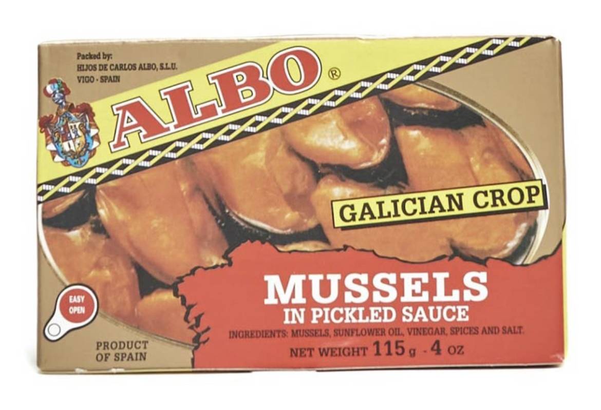Albo Mejillones de las Rias Gallegas en Escabeche 4 oz
