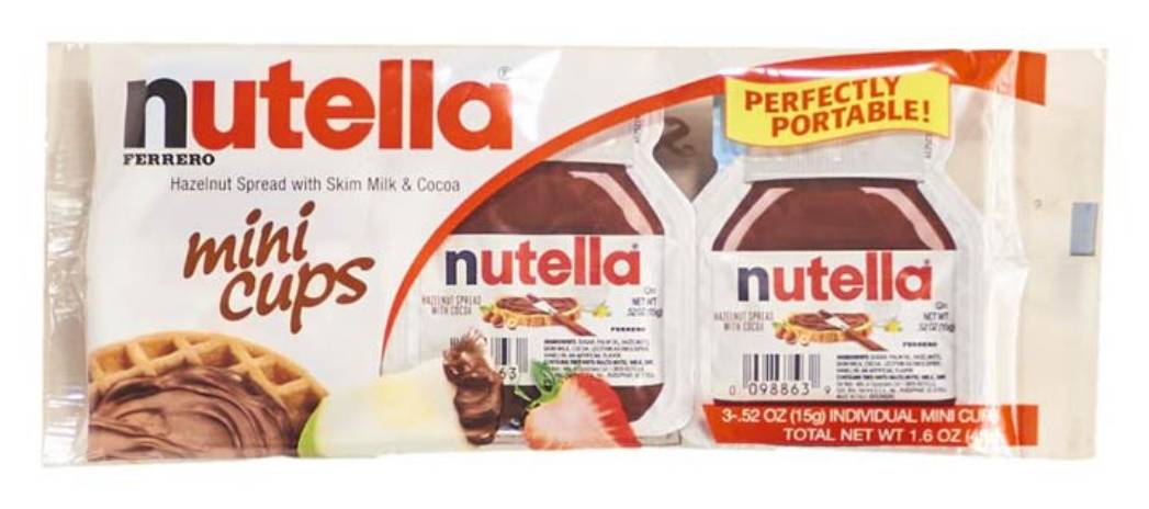 Nutella Hazelnut Mini Cups 1.6 oz