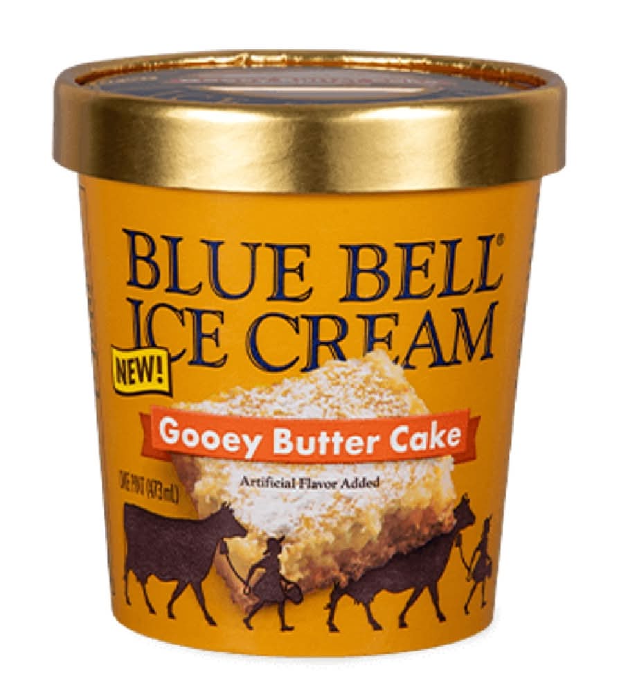 Blue Bell Ice Cream Gooey Butter Cake 16 oz