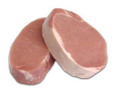 Chuleta de Cerdo Corte de Centro Deshuesadas / Boneless Center Cut Pork Chop