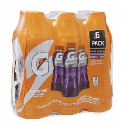 Gatorade 6-Pack 20.3 oz Grape