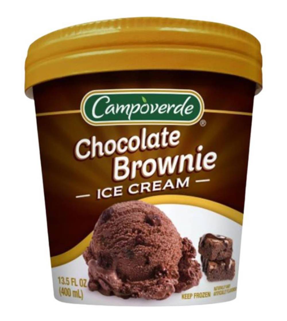 Campoverde Chocolate Brownie Ice Cream 1 pt