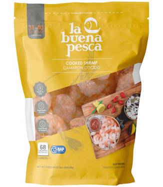 La Buena Pesca Cooked Shrimp 31-40 12 oz