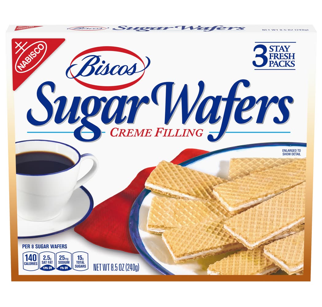 Biscos Creme Filling Sugar Wafers 8.5 oz