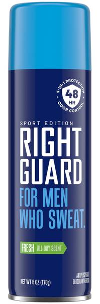 Right Guard Sport Fresh Spray Deodorant 6 oz