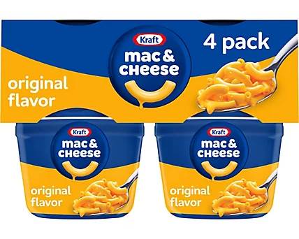 Kraft Macaroni & Cheese Original Cups 4-2.5 oz 