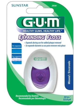 GUM Expanding Dental Floss 40 yards