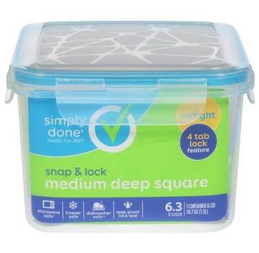 Simply Doing Snap & Lock Small Square 1 ct