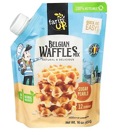 Farinup Belgian Waffles Mix 16 oz