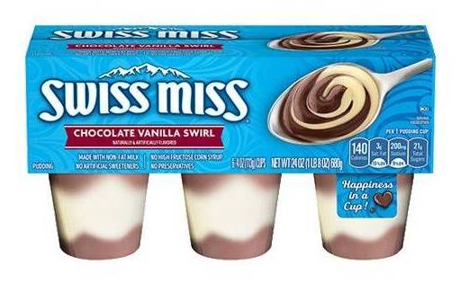 Swiss Miss Chocolate Vanilla Swirl 6-4 oz