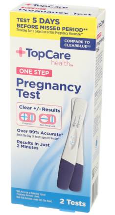 Top Care Pregnancy Test 2 ct
