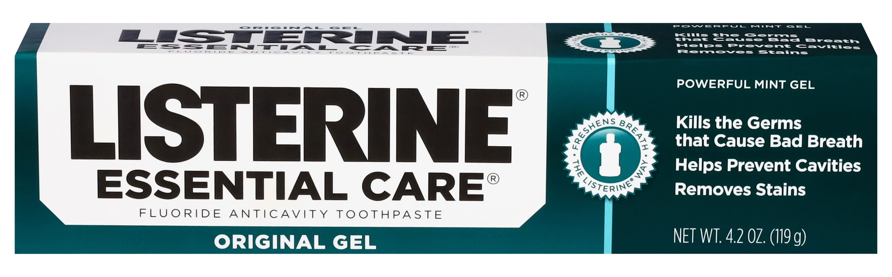 Listerine Essential Care Toothpaste 4.2 oz