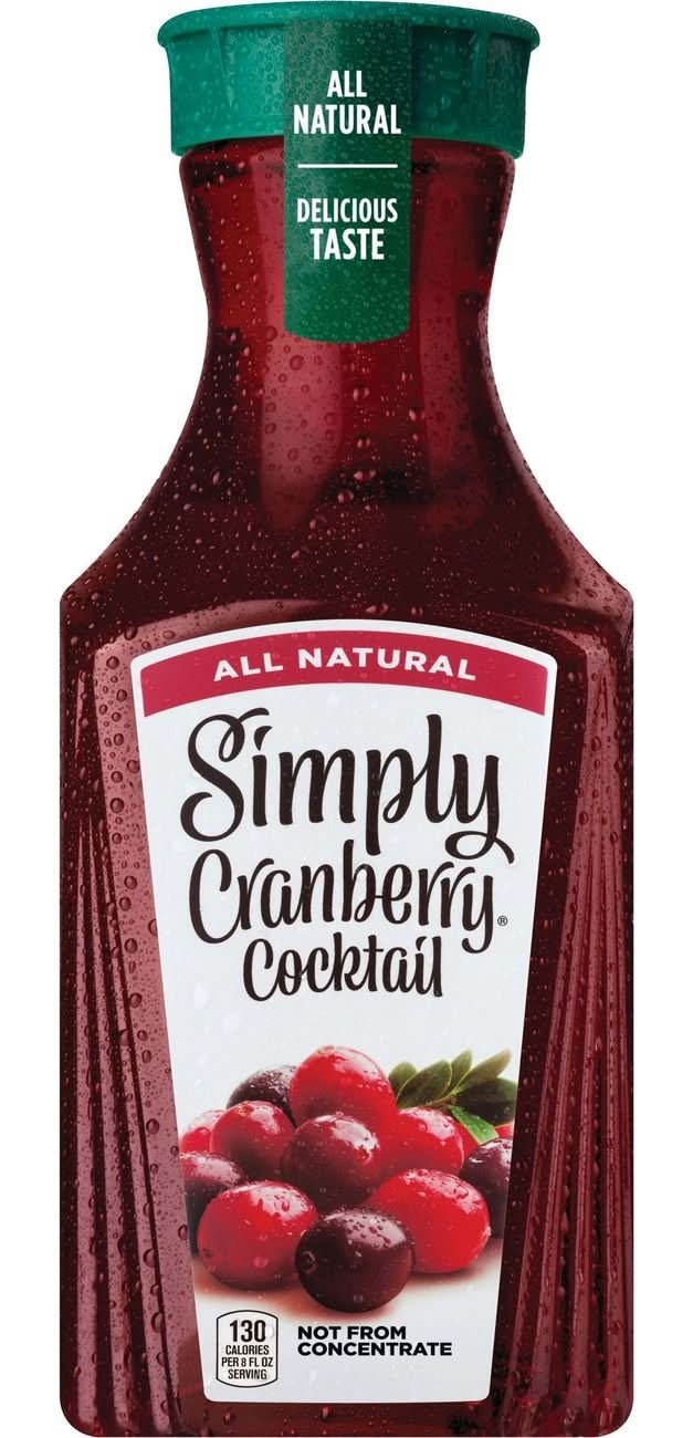 Simply Cranberry Cocktail 52 oz