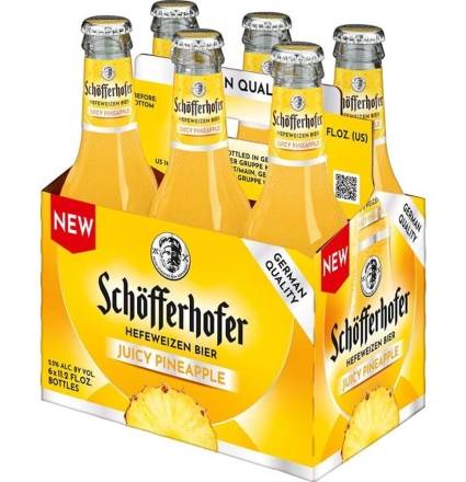 Schofferhofer Hefeweizen Pineapple 6-12 oz