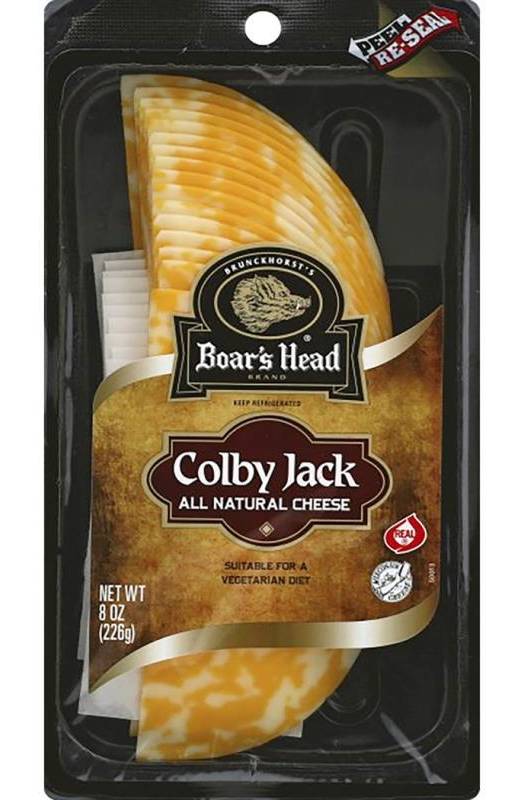Boar's Head Colby Jack Slices 8 oz