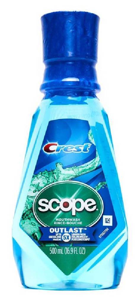 Crest Scope Outlast Mouthwash Cool Peppermint 500 ml