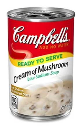 Campbell’s Cream of Mushroom Low Sodium 10.5 oz