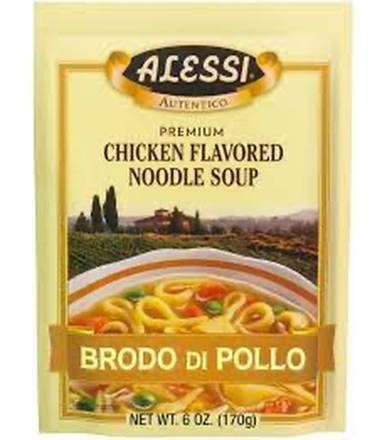 Alessi Chicken Flavored Noodle Soup 6 oz.