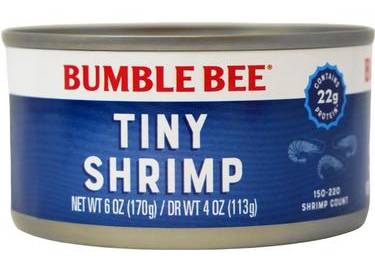 Bumble Bee Tiny Shrimp 6 oz