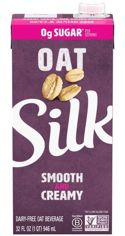 Silk Unsweetened Oat Milk 32 oz